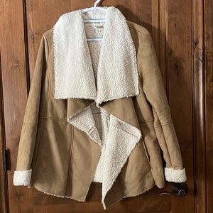 NWOT Style & Co Drape Coat